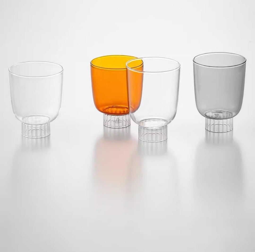 Borosilicate Minimal Style Glass Cup & Jug