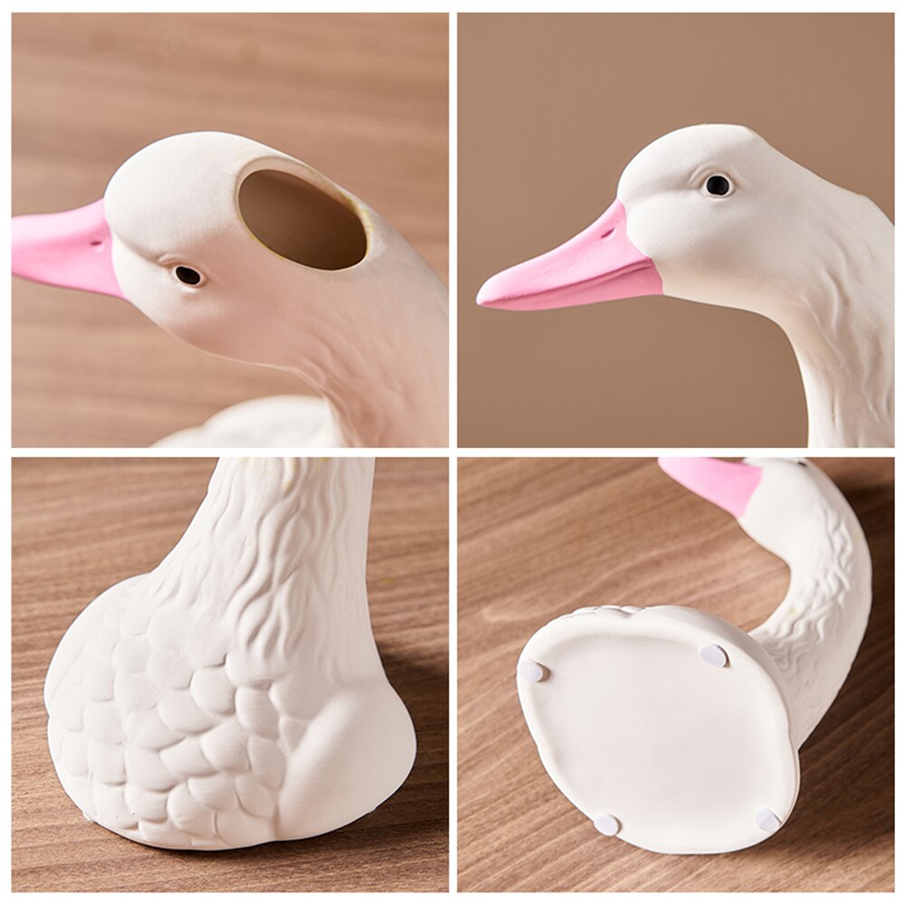 Swan Ceramic Vase