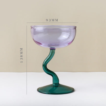 WAVY WINE GLASS