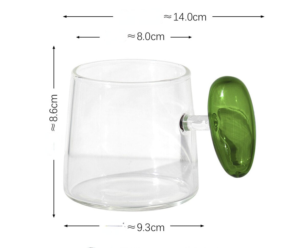 Pebble Handle Glass Mug - view 14