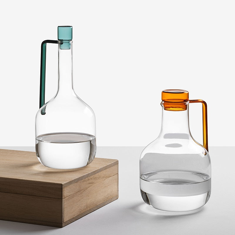 Borosilicate Minimal Style Glass Cup & Jug