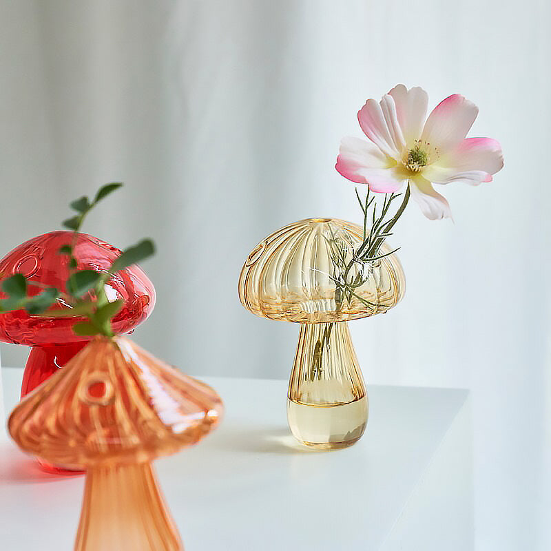 Mini Mushroom Bud Vases