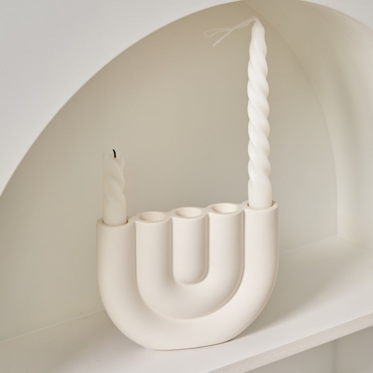 Ceramic Arch Candleholder