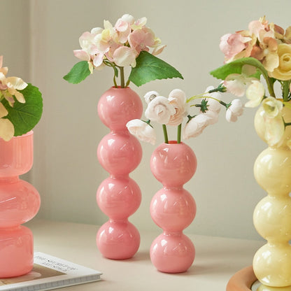 Pastel Jade Bubble Vase