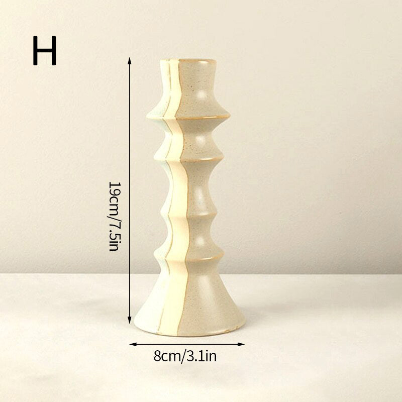 3-tone Ceramic Candle Holders - view 21