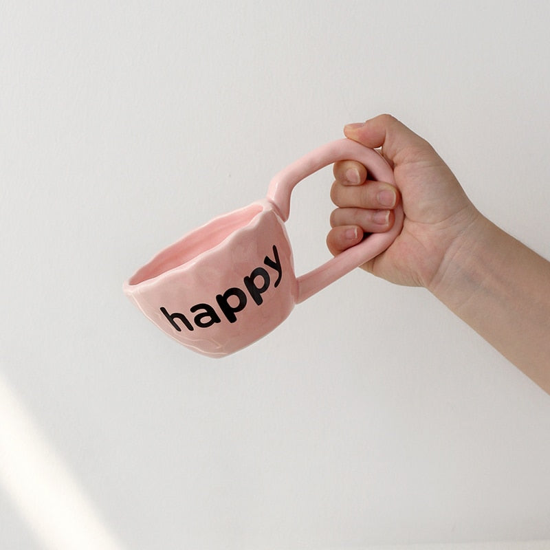 Happy Wide Mug