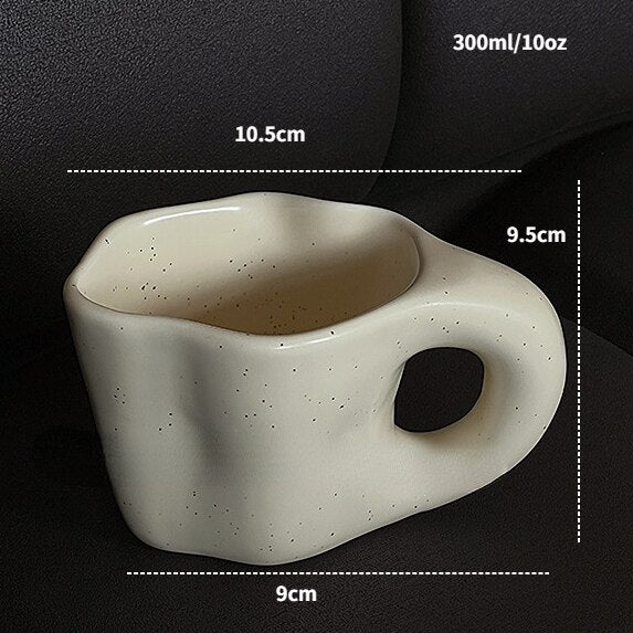 Wavy Ceramic Mug - 2 colours