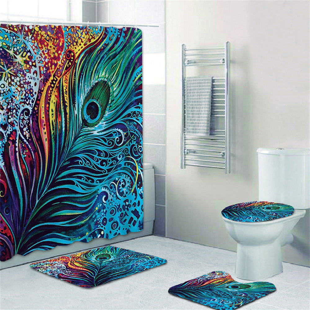 Gorgeous Peacock Series Shower Curtain