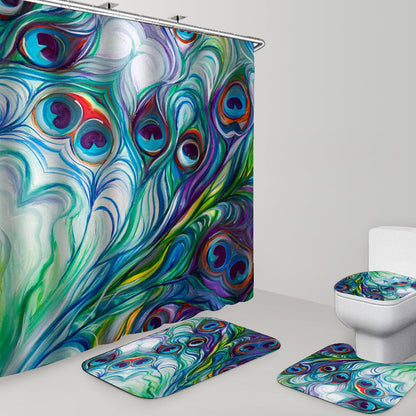 Gorgeous Peacock Series Shower Curtain