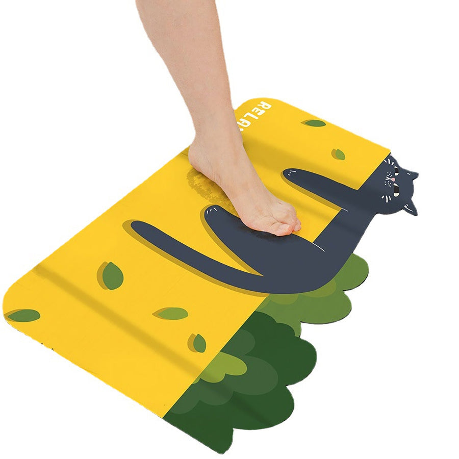 Cute Cat Diatom Mud Mats - view 4