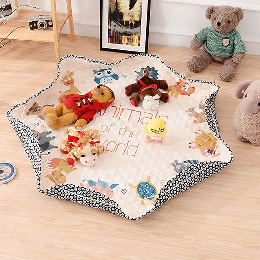 Nursery Animals Soft Cotton Rug