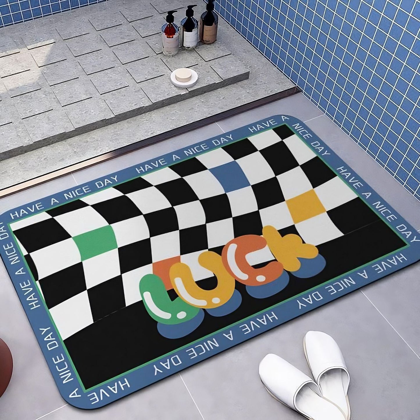 Checkered PVC Floor Mat