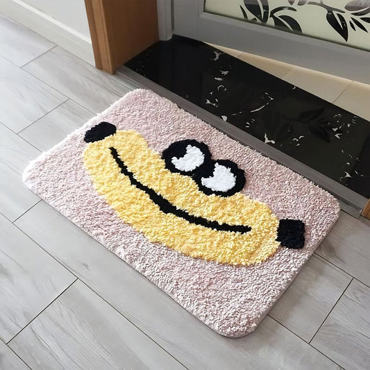 Simple Pattern Plush Mat