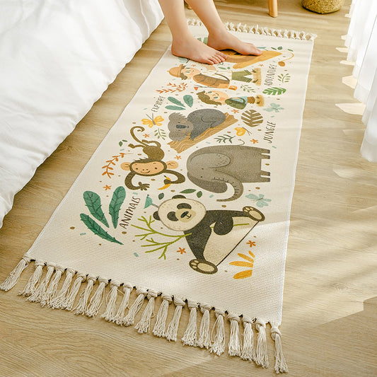 Boho Tassel Farmhouse Rugs