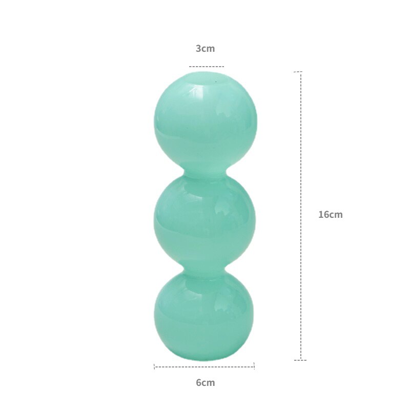 Pastel Jade Bubble Vase