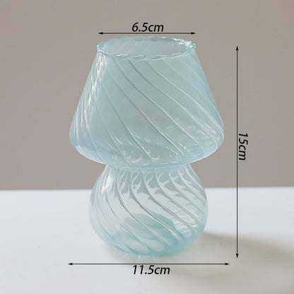 Nordic Stripy Glass Vase