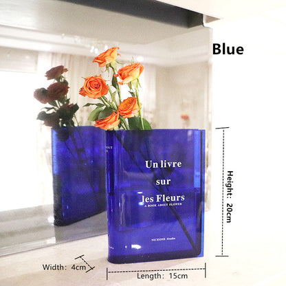 Book Acrylic Vase