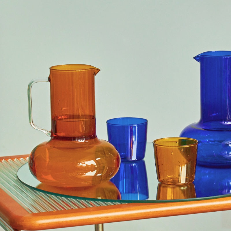 Pitcher Jug and Cup Set (Amber, Blue) - view 3