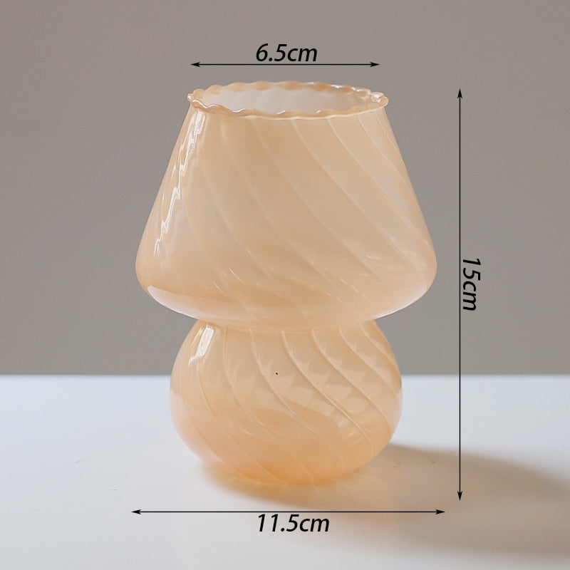 Nordic Stripy Glass Vase