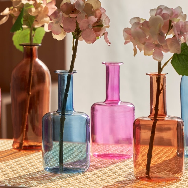 Colourful Bud Glass Vase - view 4