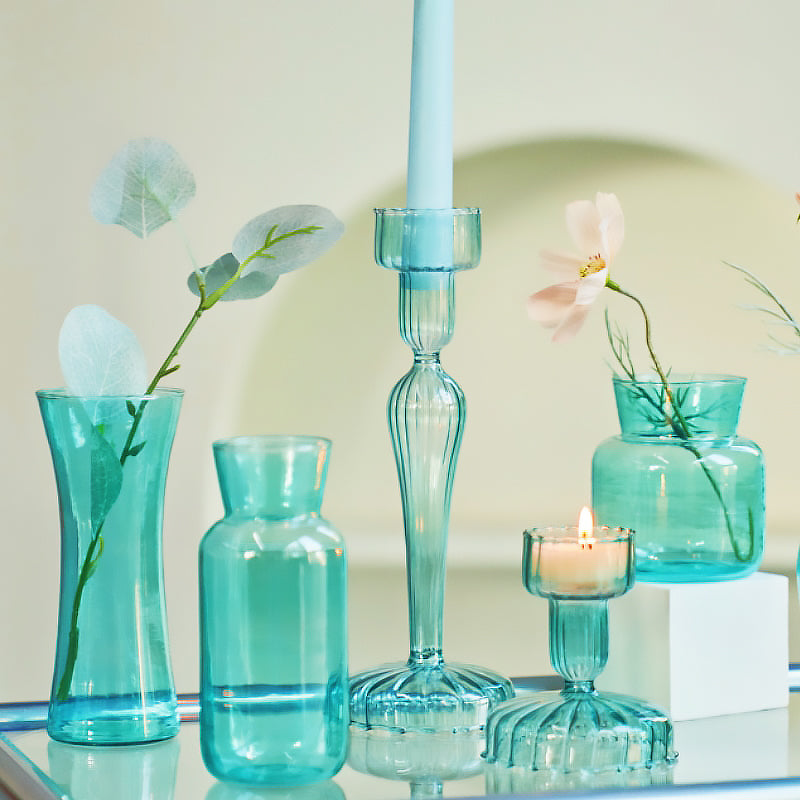 Gradient Coloured Glass Vase – Feblilac® Mat