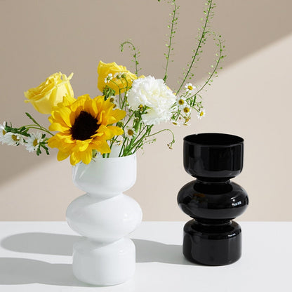 Glass Tier Vase - Multicolour