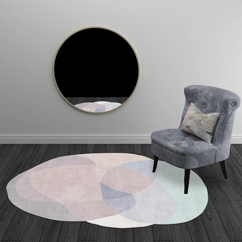 Large Area Carpets for Living Room Irregular Lounge Rug Nordic Bedroom Decor Non-slip Carpet Home Cloakroom Sh - view 3
