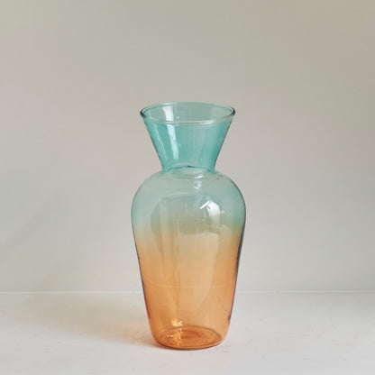 Gradient Coloured Glass Vase