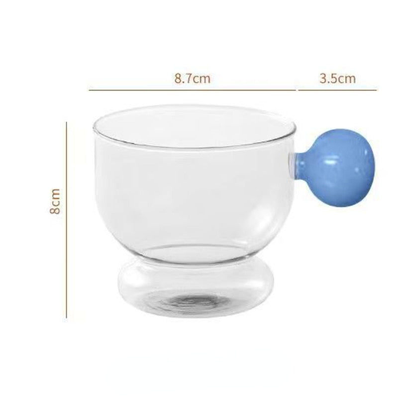Chubby Glass with Globe Handle - view 16