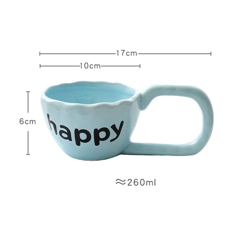 Happy Wide Mug