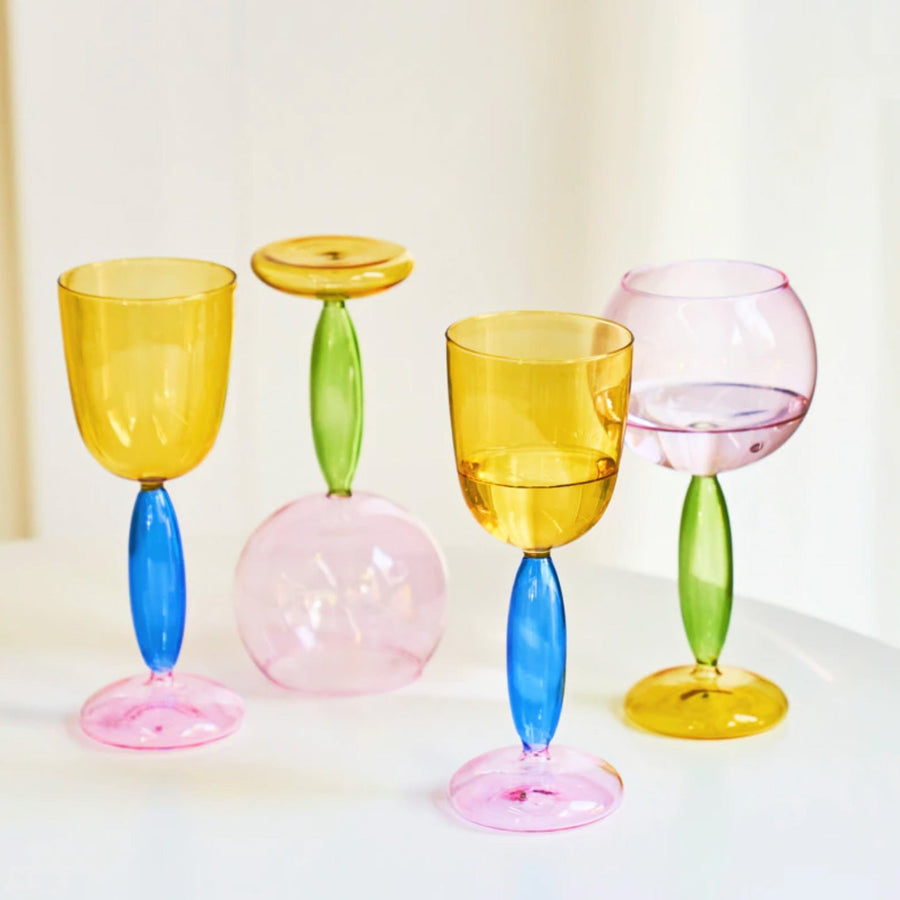 Borosilicate 3-tone Glassware - Wine glass