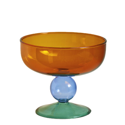 3-tone Short Glass Cup