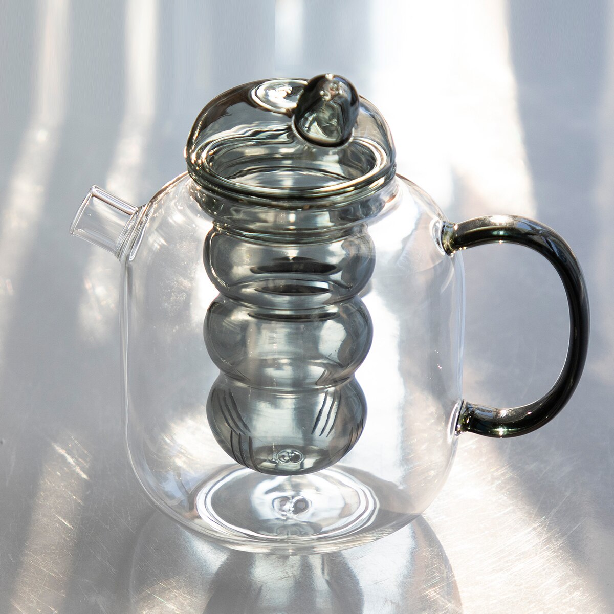 Chubby Glass Teapot