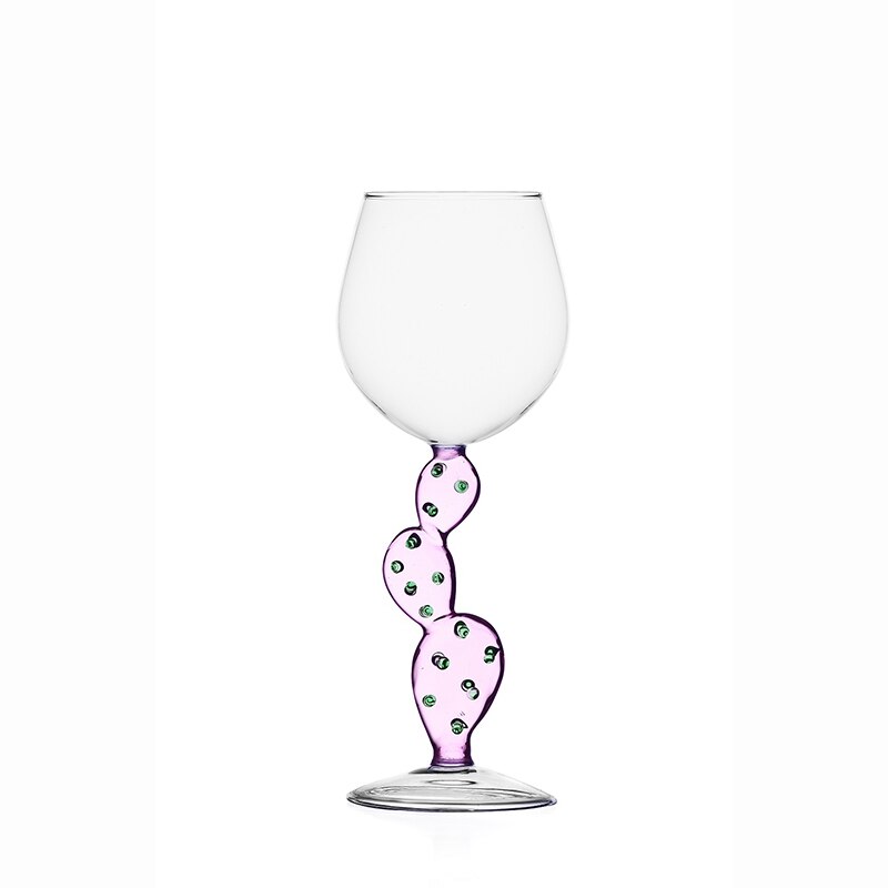 Cactus Handle Wine Glass - view 5