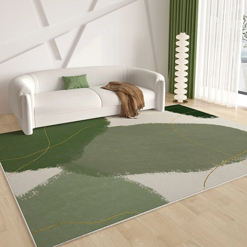 Green French Style Carpets for Living Room Decoration Rugs for Bedroom Decor Carpet Non-slip Area Rug Home Sho - view 8