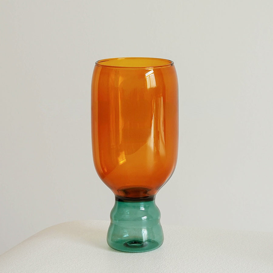 Colourful Tall Glass Cup