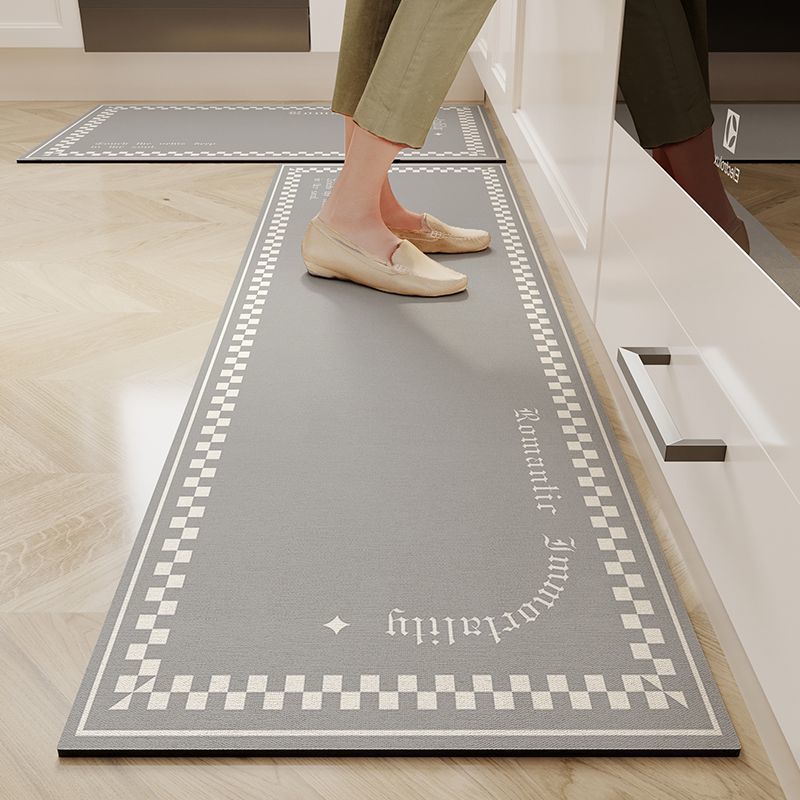 Absorbent Kitchen Floor Mat Non-slip Diatom Mud Quick-drying Oil-absorbing Anti-falling Foot Mat Long Toilet B - view 7