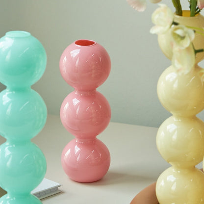 Pastel Jade Bubble Vase