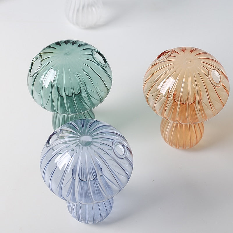Mushroom Glass Vase - view 4
