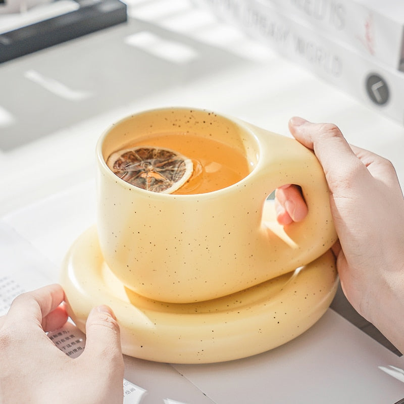 Chubby Mug & Saucer - view 4