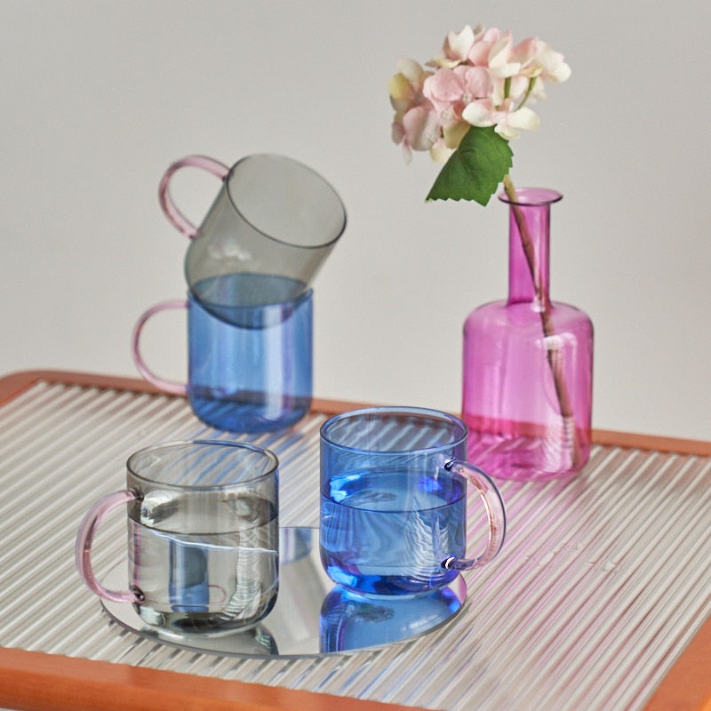 TWIN TWO-TONE GLASS CUP
