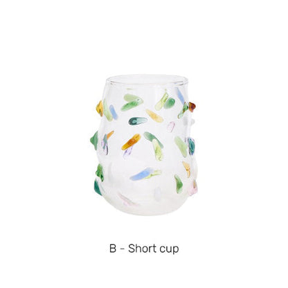 Wavy Candy Glass Cup