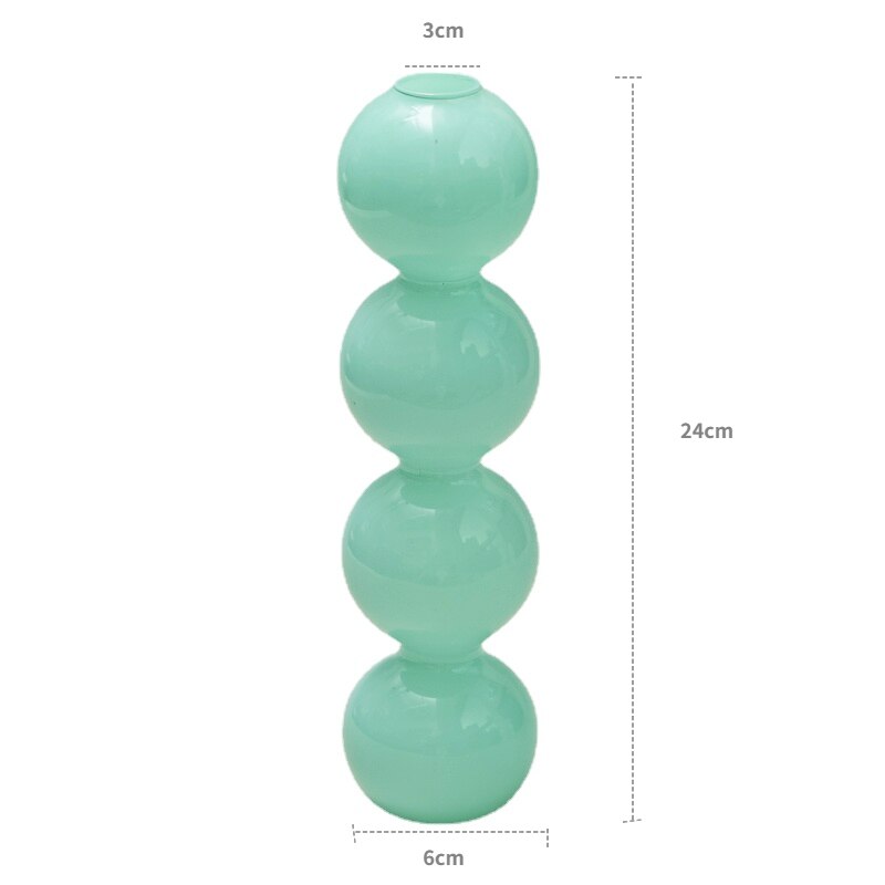 Pastel Jade Bubble Vase