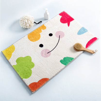 Smiling Clouds Bath Mat