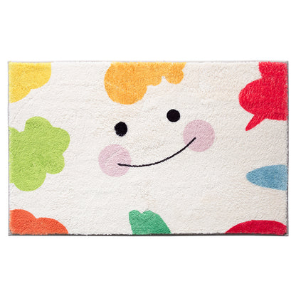 Smiling Clouds Bath Mat