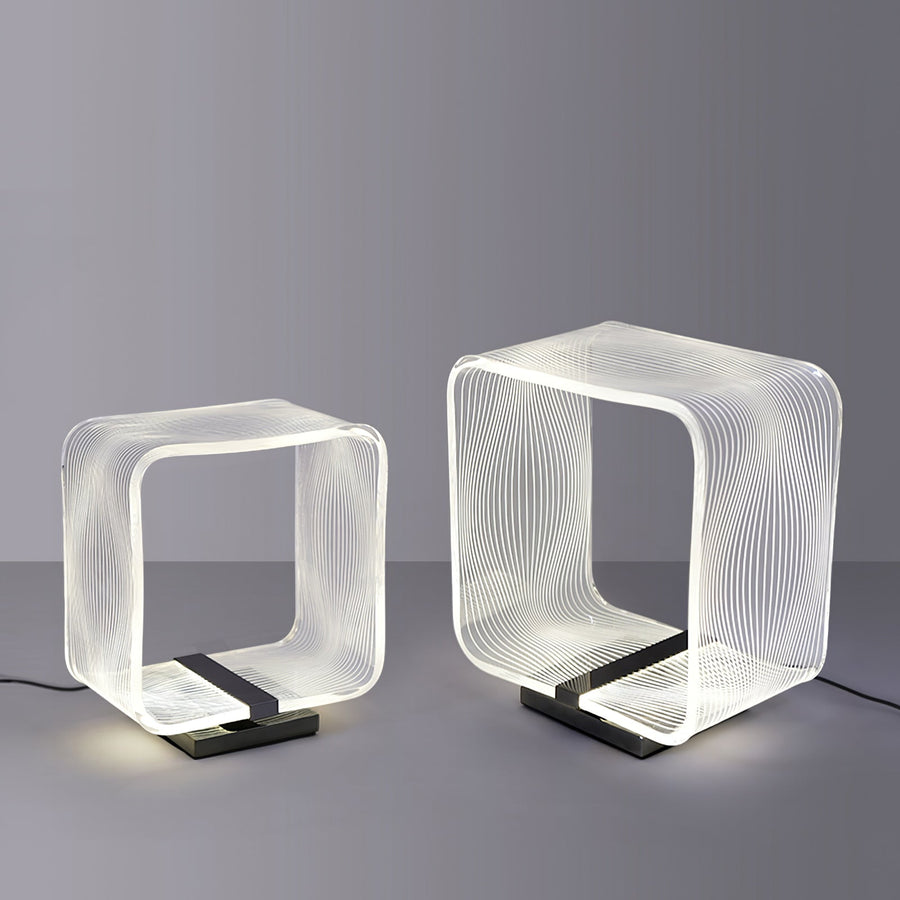 Wire Cube Table Lamp - view 3