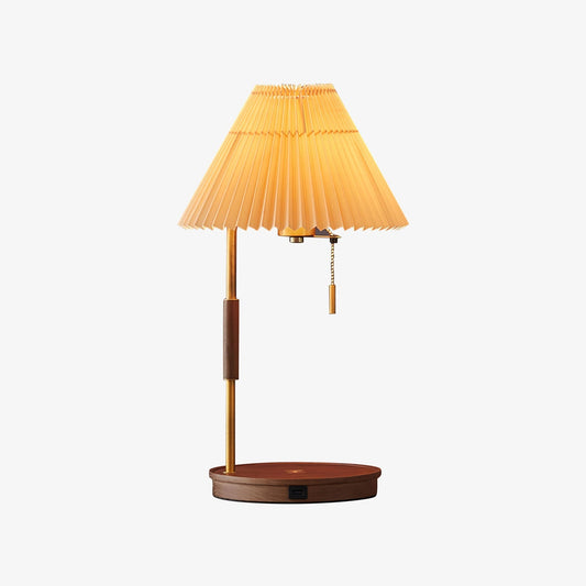 Wooden Retro Table Lamp