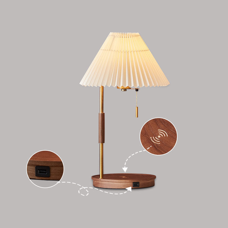 Wooden Retro Table Lamp - view 3