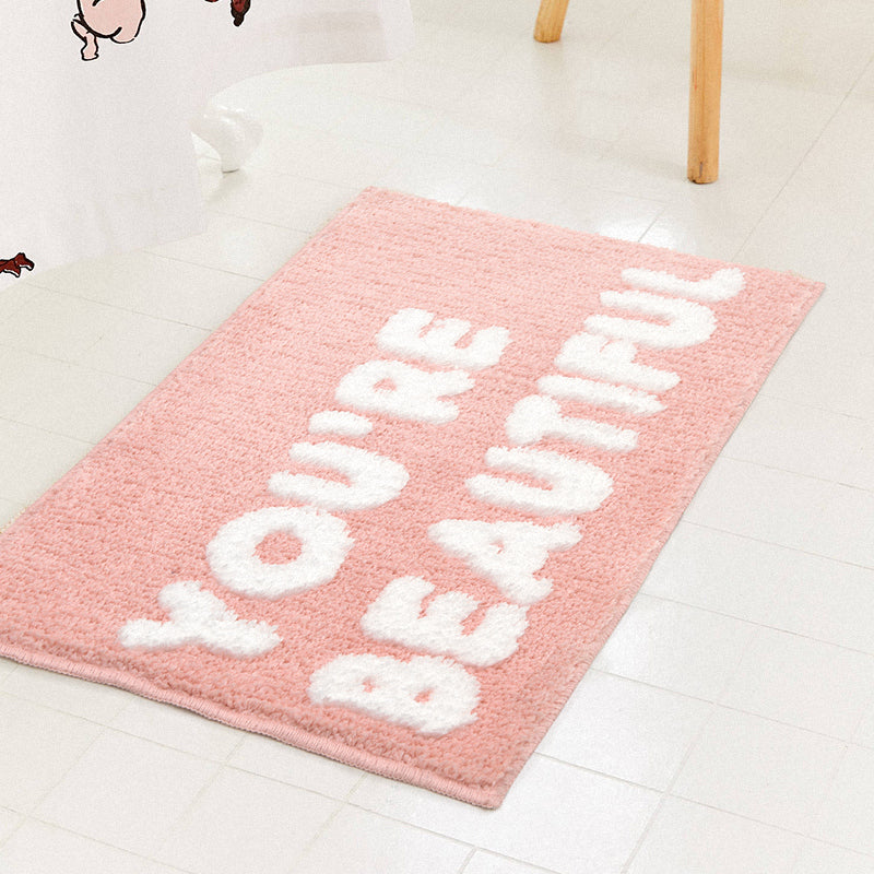 You Are Beautiful Bathroom Mat, 40x60cm - Feblilac® Mat