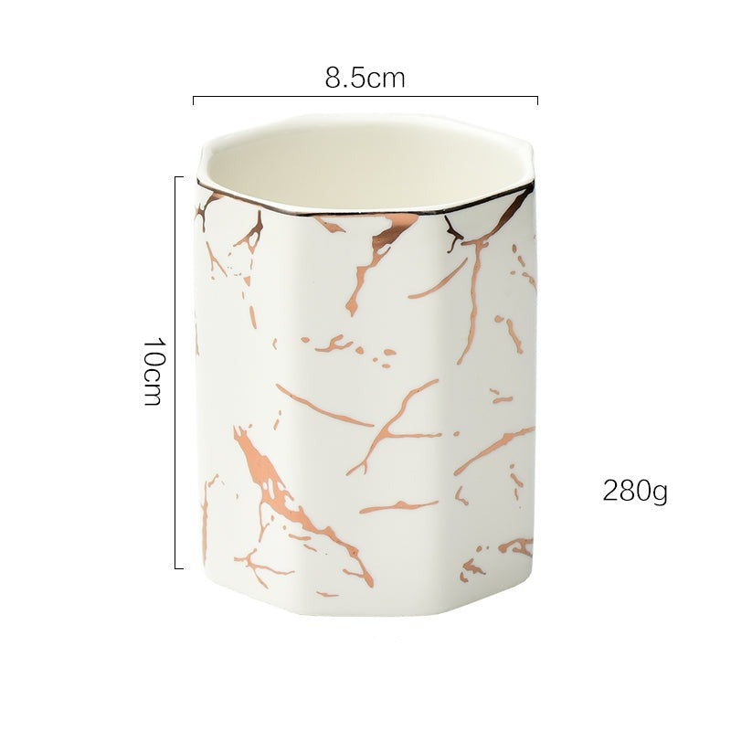 Nordic Style Marble Texture Mug, Ceramic Cup for Coffee or Tea